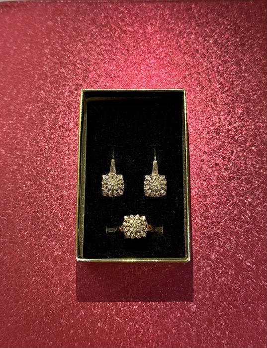 Бриллиант комплект золото | brilliant oltin komplekt