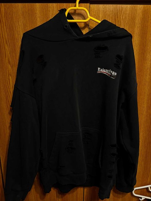 Balenciaga distressed hoodie