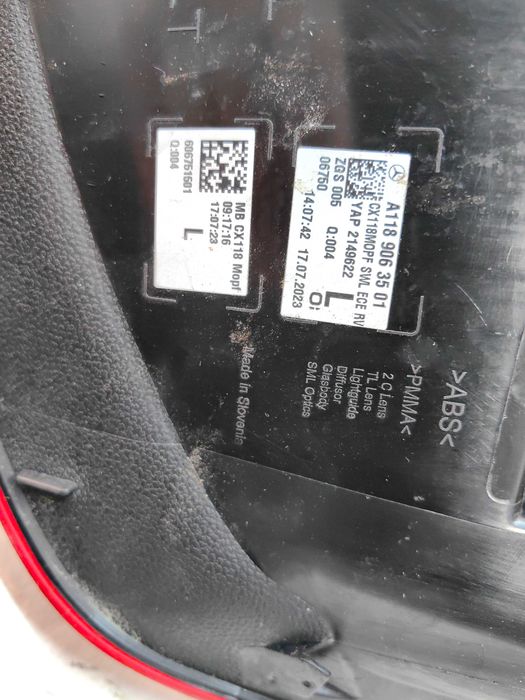 Оригинален стоп Мерцедес 118  Mercedes CLA 118 Led Hybrid