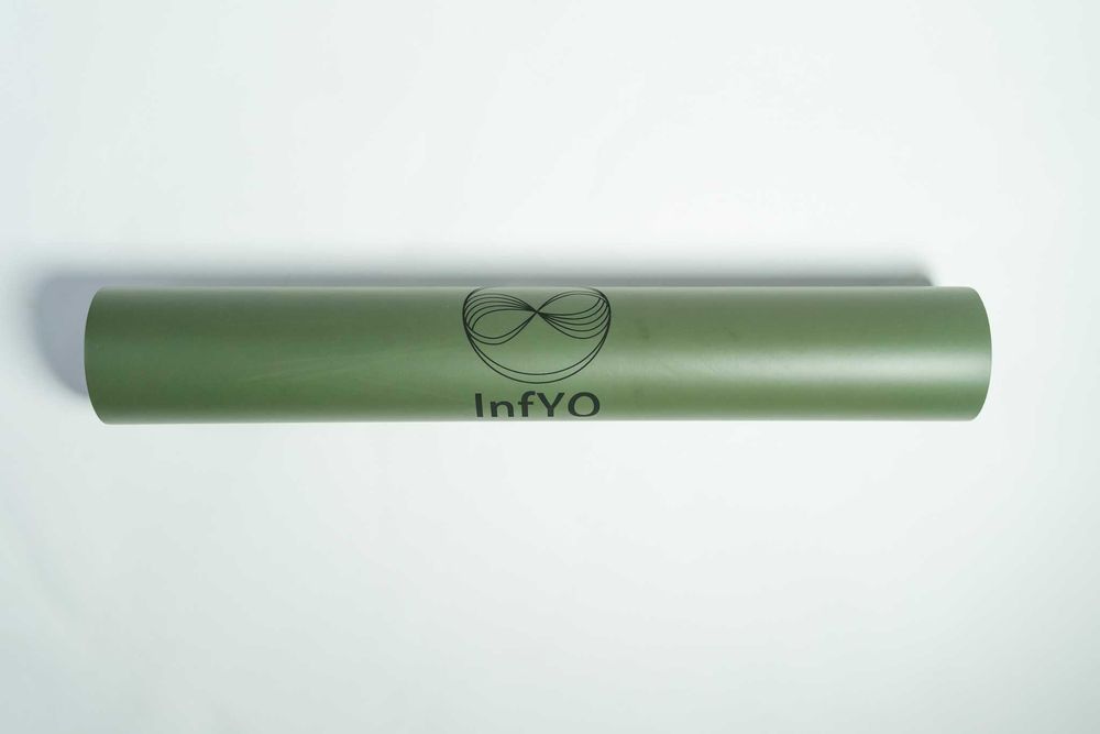 Saltea Yoga Premium Cauciuc Natural Army Green