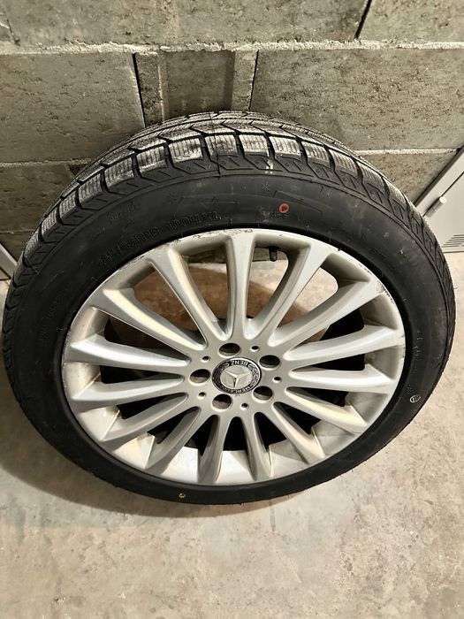 Оригинални джанти за Мерцедес BBS 18" + чисто нови зимни гуми, E W213