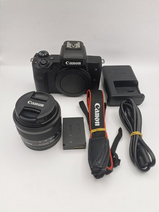 Kit canon M50 Mark ii + obiectiv 15-45mm