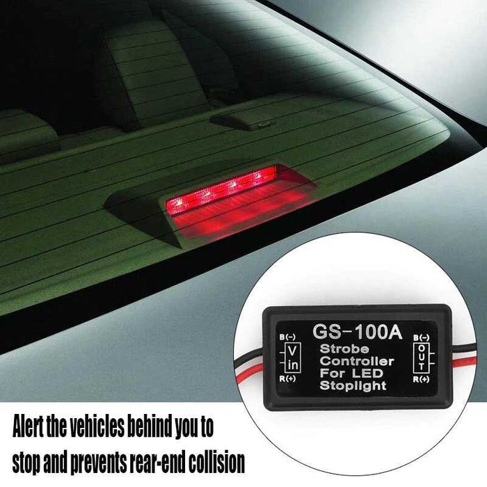 Modul Strobo Flash pentru lampa Stop Frana 12V - 24V auto moto