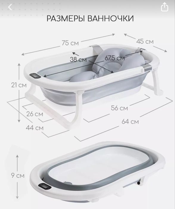 Ванночка для новорожденных