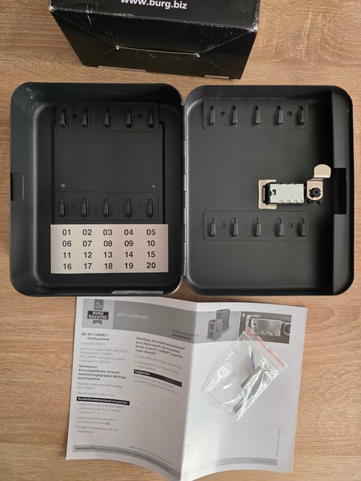 Cutie depozitare chei Key Cabinet, negru mat