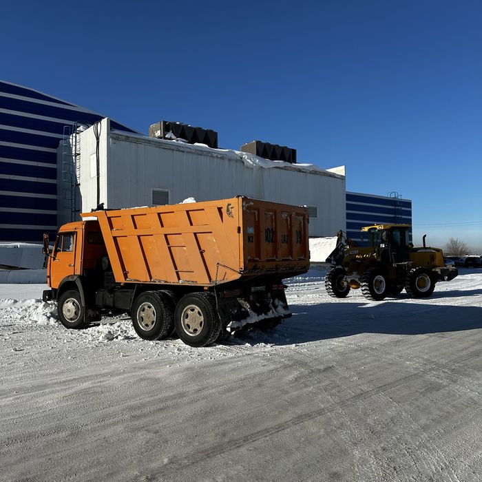 Вывоз уборка снега погрузчик самосвалы