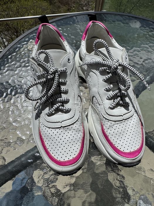 Дански маратонки Bianki-естествена кожа