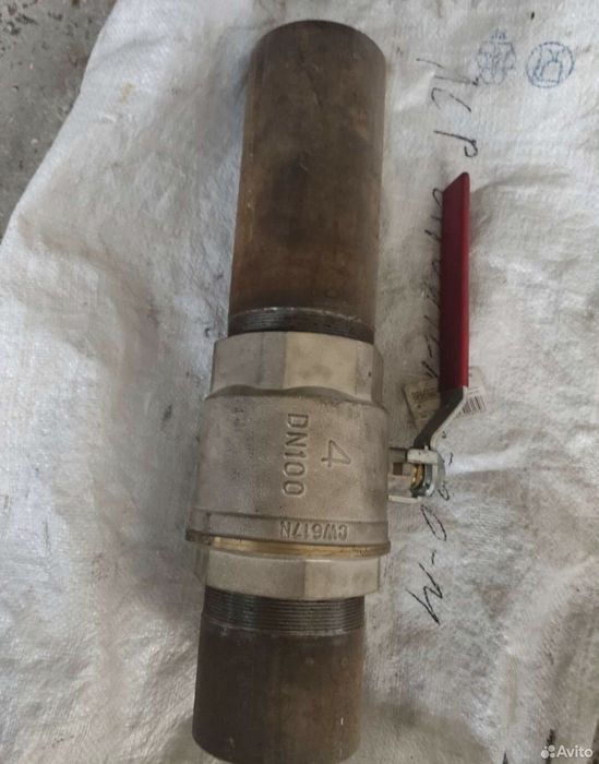 Кран шаровый д 100