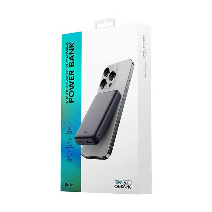 Беспроводной Power Bank Benks 5000mAh 15W. Есть доставка