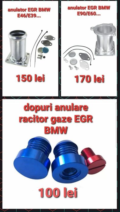 BMW 4 dopuri 22mm anulare clapete admisie M47