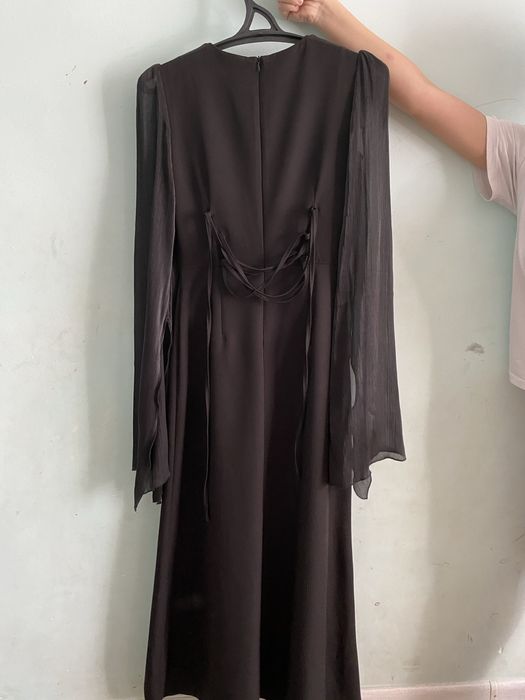 платье длинное черное вечерняя