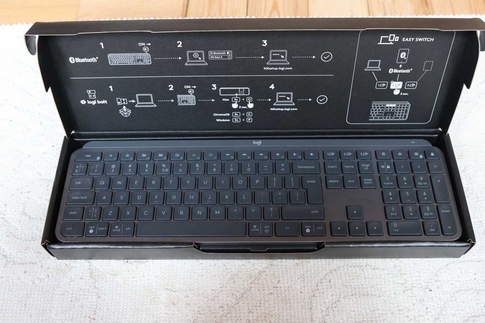 Клавиатура Logitech MX Keys S, US, Graphite 3 бр.