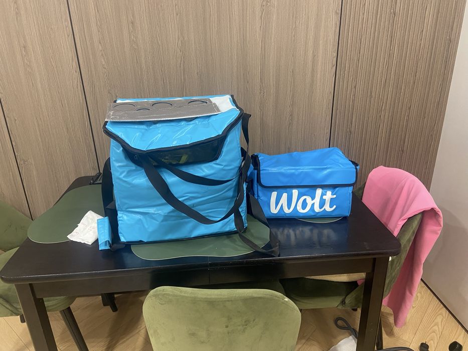 Термосумка Wolt с мини сумкой