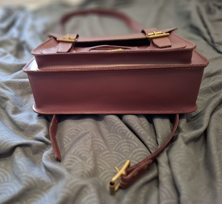 Dr. Martens Cherry Red 11” Satchel