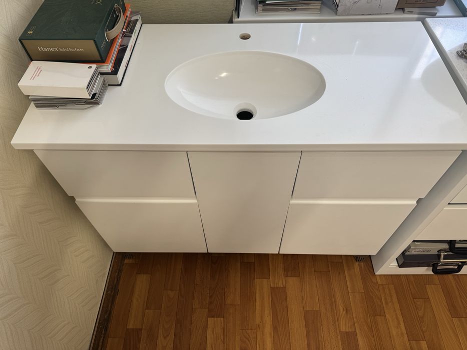 Мойка с тумбой, МДФ краски