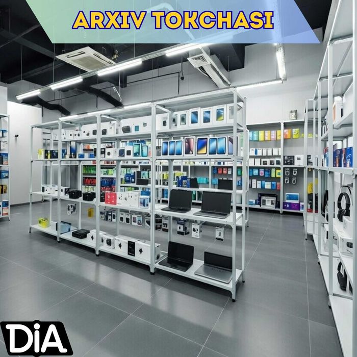 Polkaly stellaj, arxiv tokchasi Акция, метал архивный стеллаж