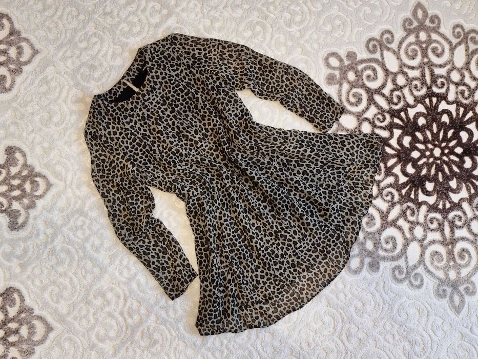 Rochita Mango, rochie animal print marimea M