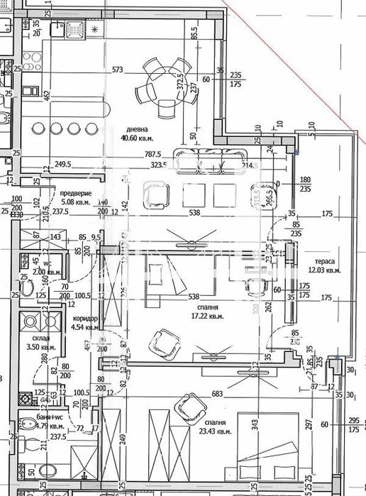 Продава се Тристаен апартамент в София, Малинова долина - 145 кв.м за 1804 €/кв.м - Снимка #1