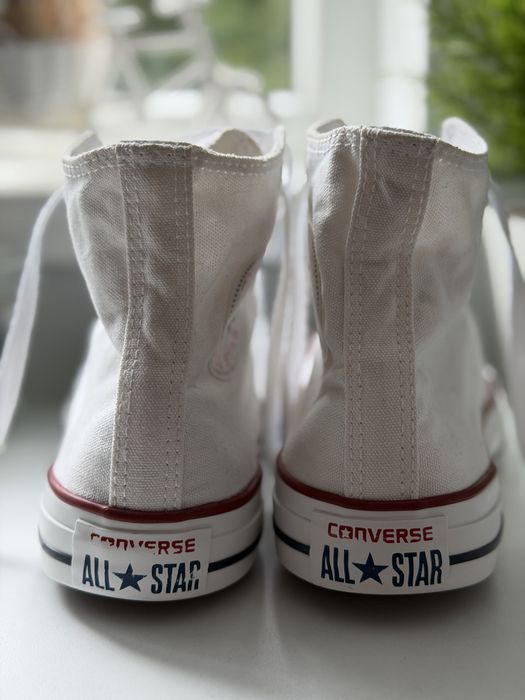 Teniși Converse Chuck Taylor All Star High – Albi – Mărimea 39.5