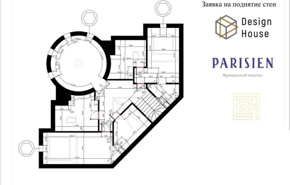 ЖК Parisien, продается Коробка 9 комнат, Яккасарайский р-н