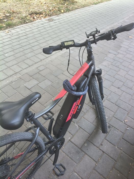 Bicicleta Electrica Riverside 500 BTWIN Autonomie 80km, Cauciucuri noi, Frane Hidraulice