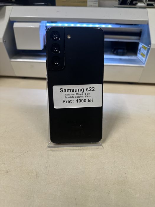 Samsung s22 / 256 gb / garantie / folie sticla cadou