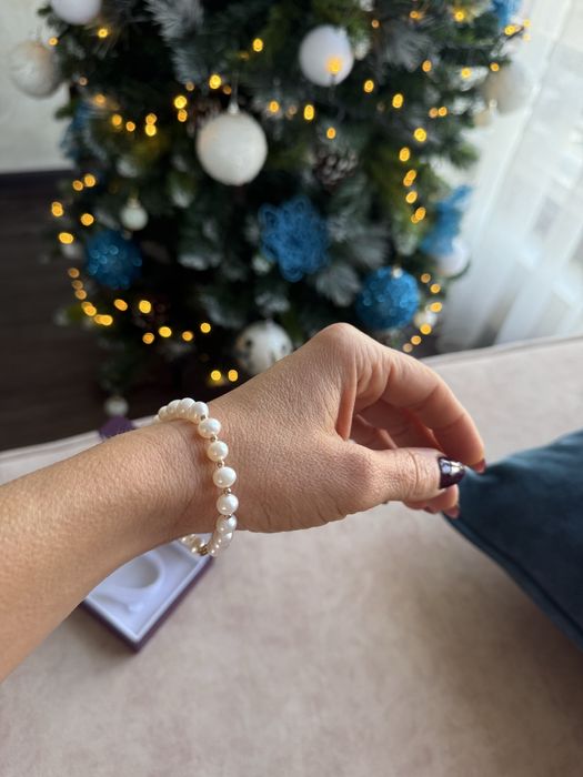 Гривна перли и злато F.HINDS