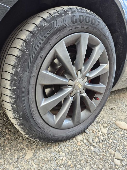 Jante aliaj cu anvelope DOT 2023 /2025       255/55 R17 Audi A6 C7  A4 B8