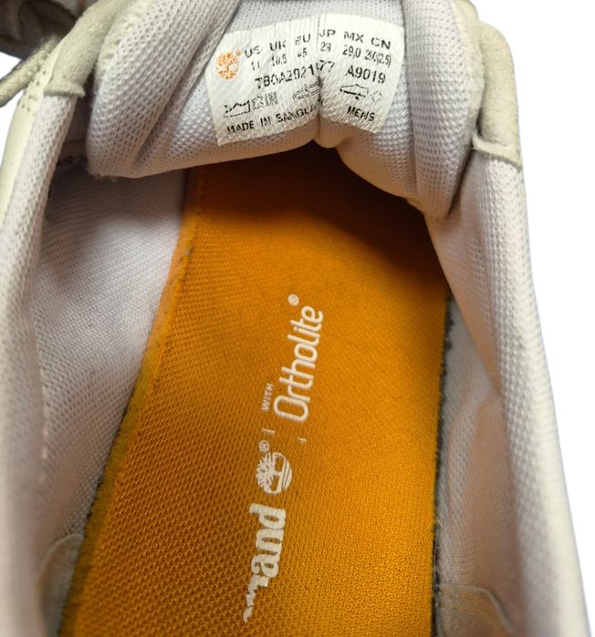 Оригинални мъжки кожени кецове Timberland – Бели  45 номер