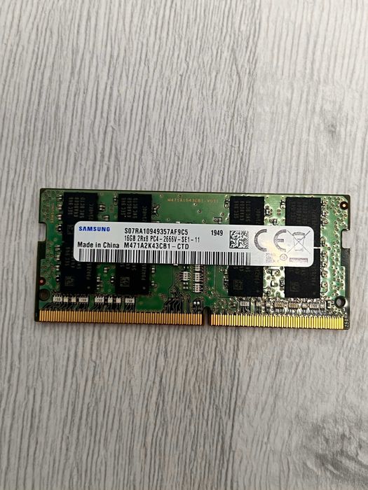 Ram Samsung 16GB DDR4 2666/3200