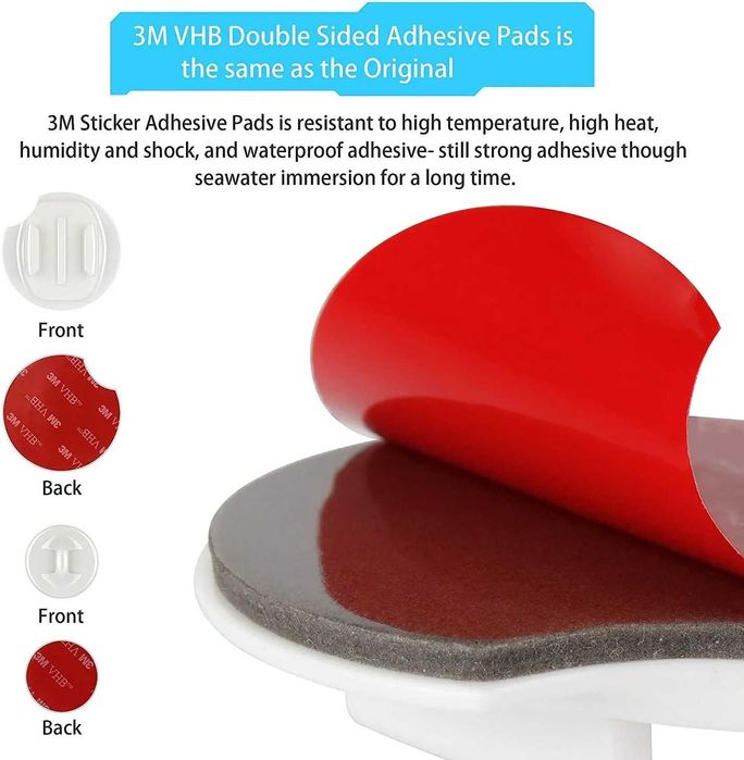 Prindere adeziva mare Gopro Insta360 Dji placa surf snowboard ski apa