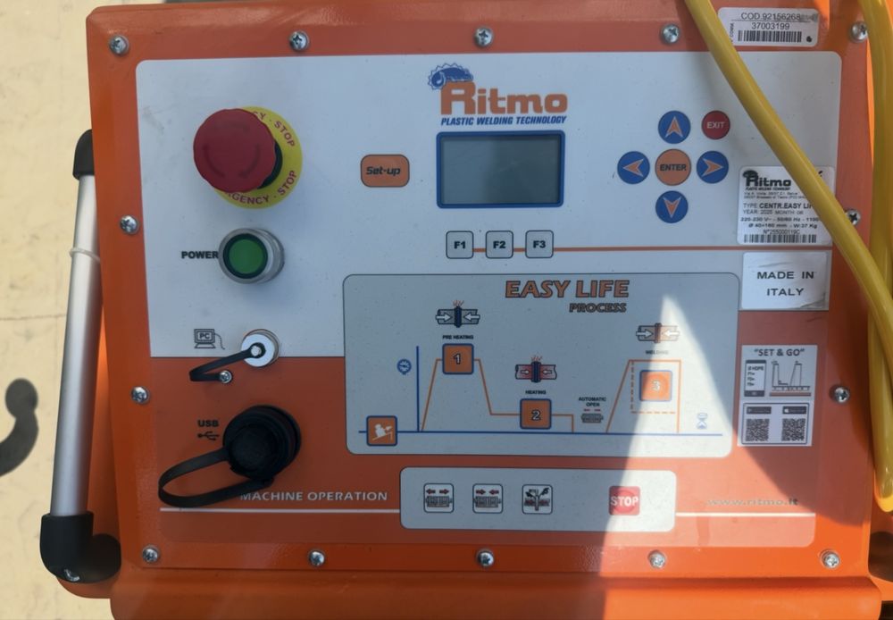 Revizii anuale aparate de sudura cap la cap si electrofuziune Ritmo