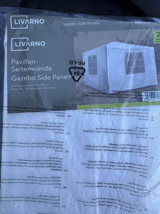 Set pereti laterali pavilion / cort