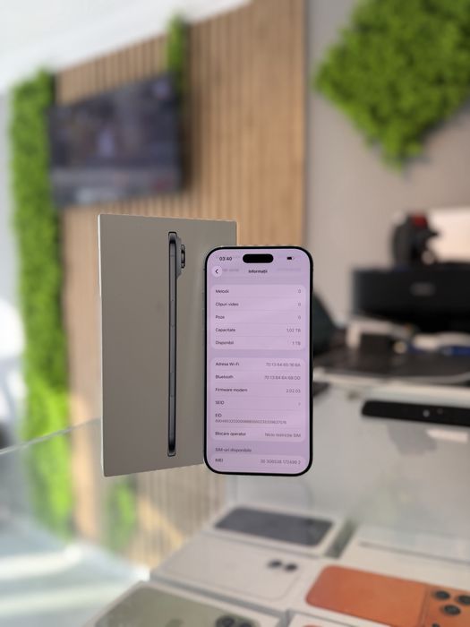 **ATS GSM**iPhone 17 Air 1Tb Sky blue/Baterie100%/Fact+Gar 12 luni