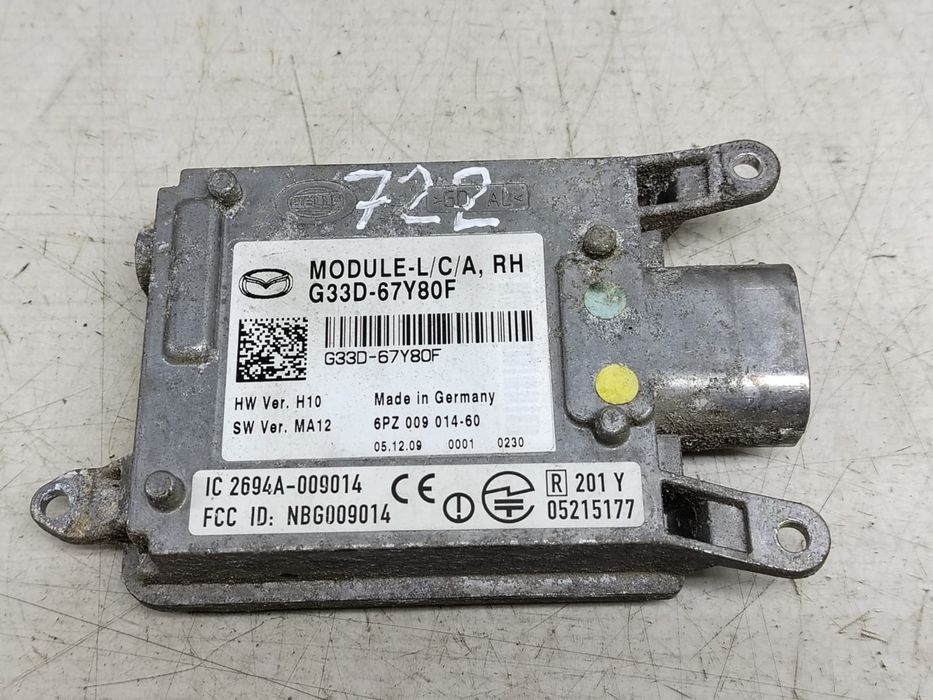 Modul senzor unghi mort g33d-67y80f Mazda 6 GH [2007 - 2012]
