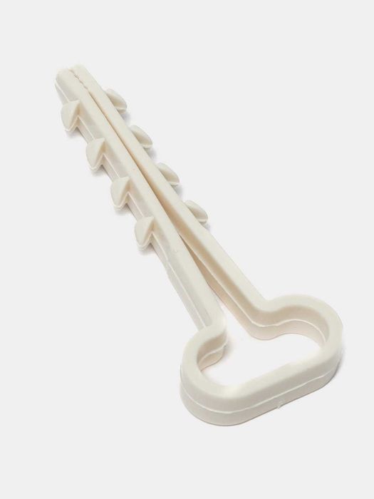 Дюбель-хомут для крепления плоских кабелей и проводов (100 штук)