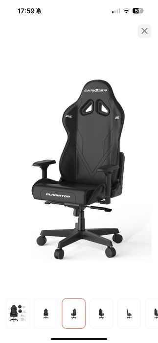 Продам игровое кресло Dxracer Gladiator Black