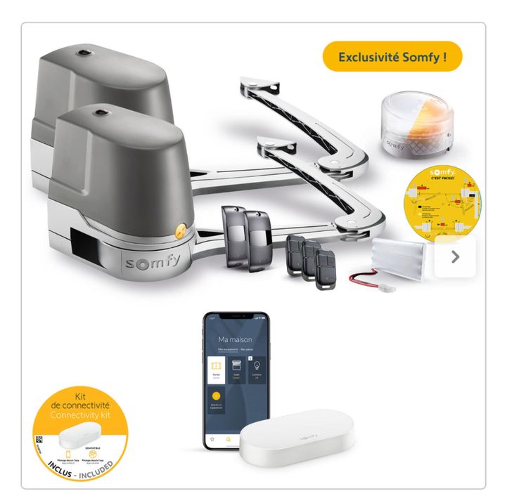 Somfy Evolvia XL usi Batante, automtarizare porti, motor