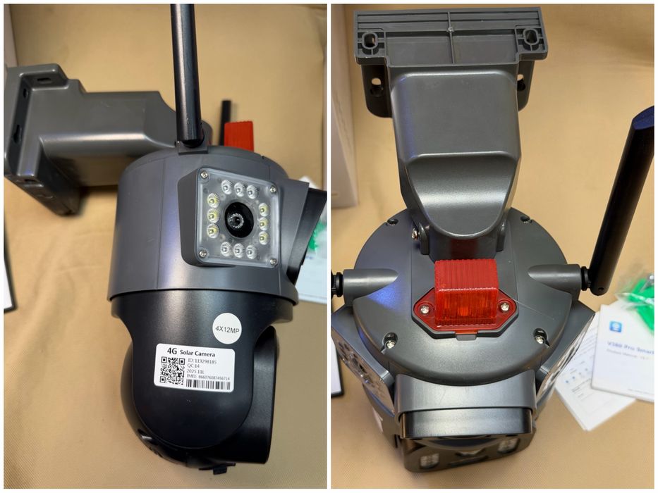 4G Соларна тройна 2026 последен модел Камера LYLU 3x12 mpx Сим карта