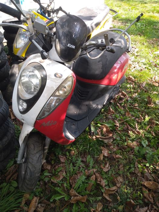 Sym mio 50 4t на части.