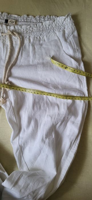 Pantaloni de in albi, mărime M, Roxy