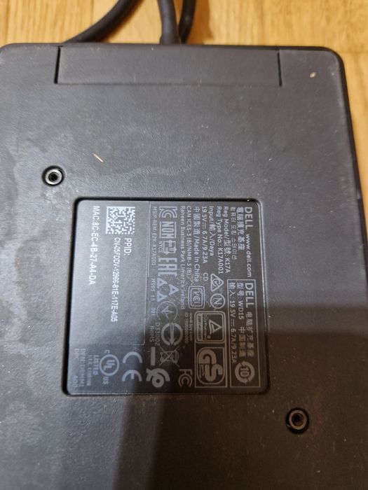 Dell WD15 Doking station + încărcător 130W