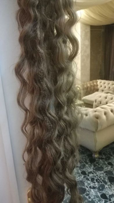 Сурова необработена естествена коса