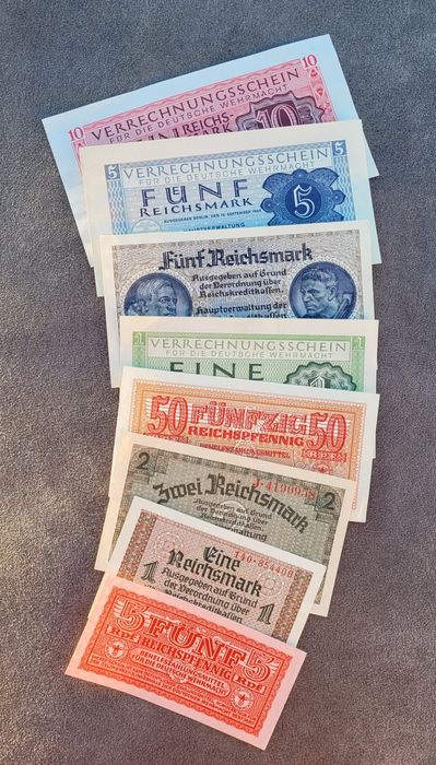 Se bancnote Germania 1944 Unc bani vechi monede