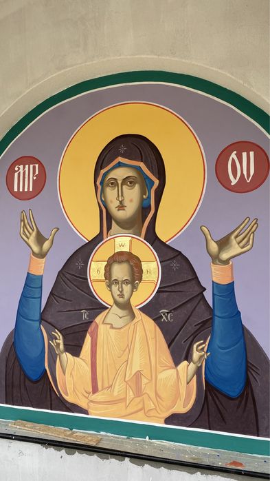 Pictura murala/ arta bizantina, Troita, Capela, Biserica