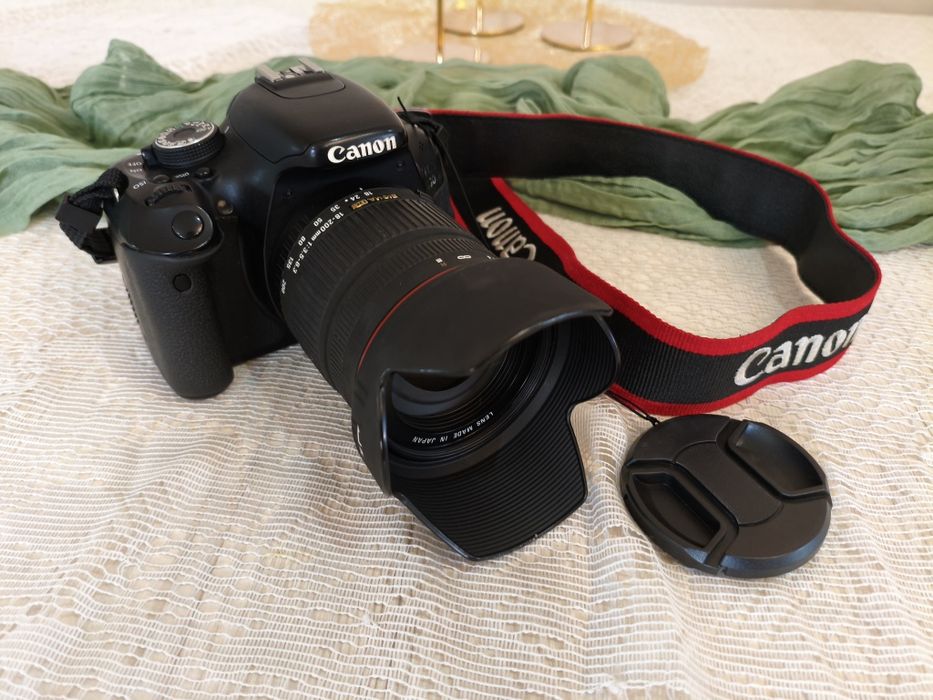 Фотоаппарат Canon 600d, 18-200mm