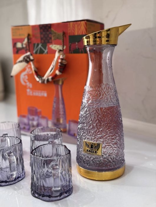 Кувшин со стаканами набор 21 шт