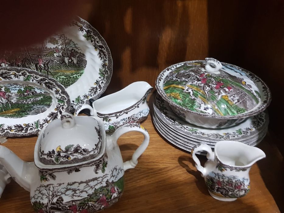 Serviciu de masă porțelan englezesc Stafford Shire