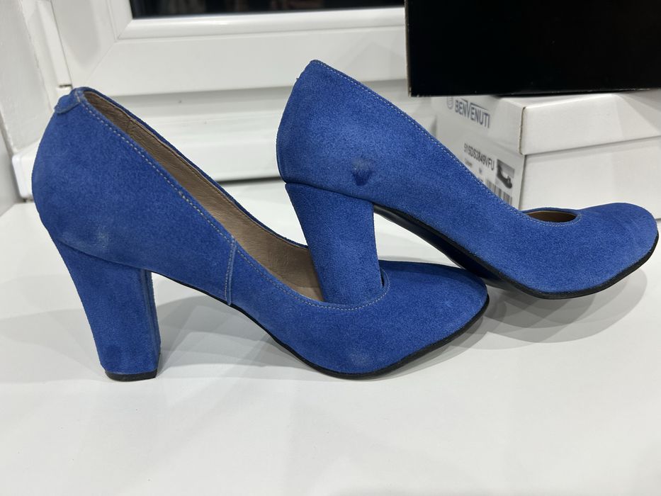 Pantofi piele întoarsă