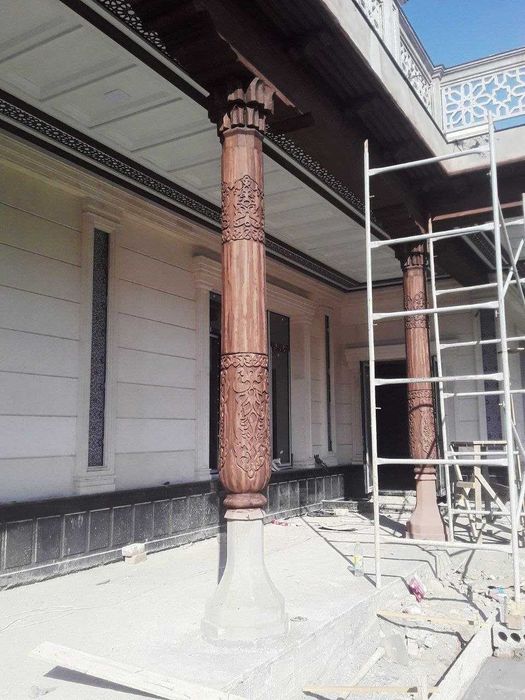 Toshkent O'zbekiston Bo'ylab Premium Plastik Fasad Dekori Ganch Naqsh